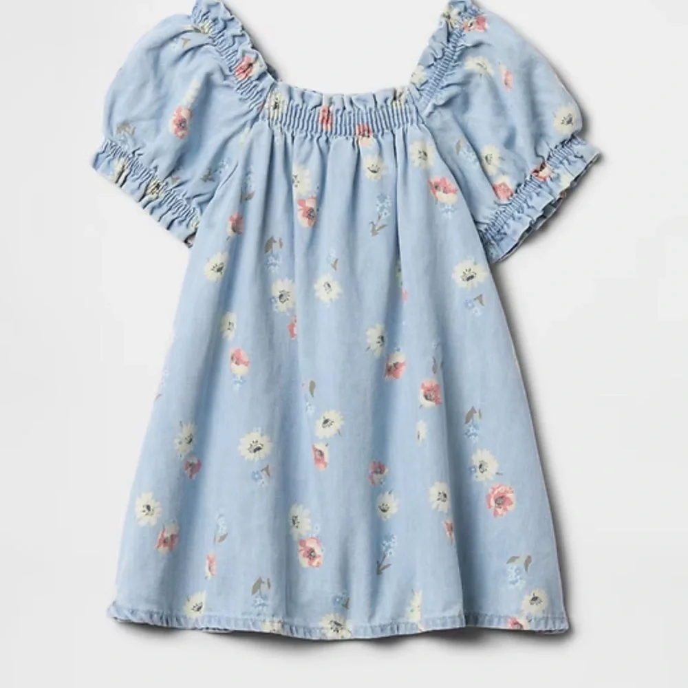 GAP Sky Blue Floral Kids Dress
